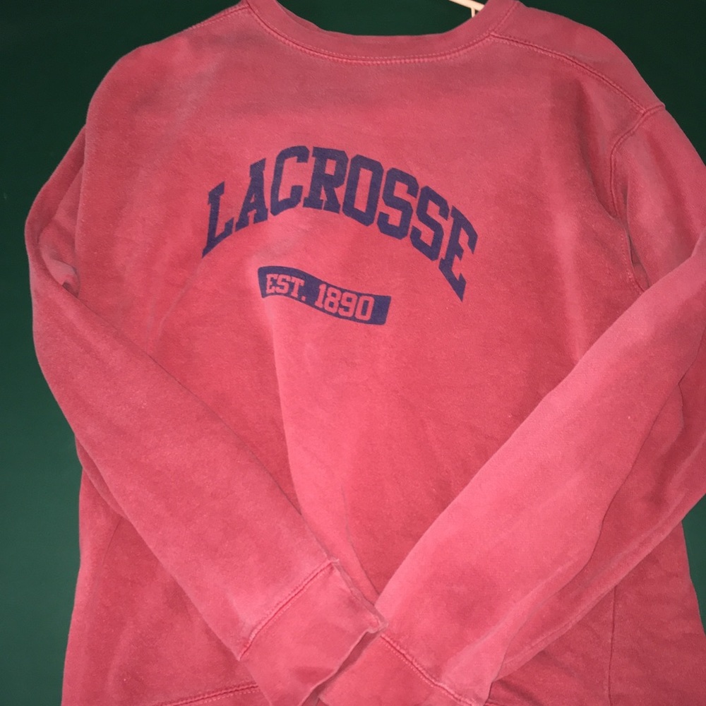 Lacrosse Crew Neck Sweater size Small